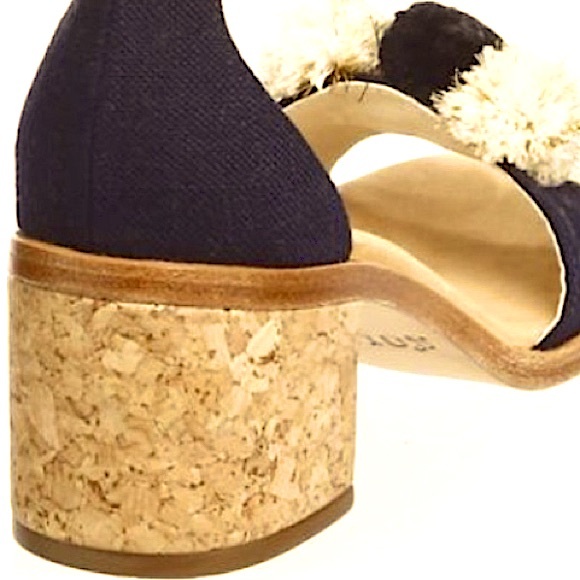 Soludos Pom-Poms Block Heel Sandals new - Picture 8 of 8